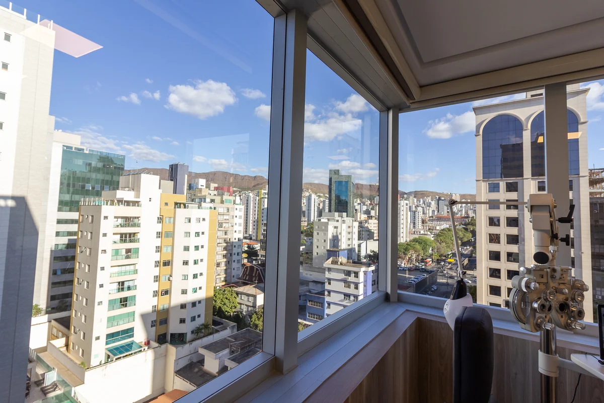 Vista do consultório